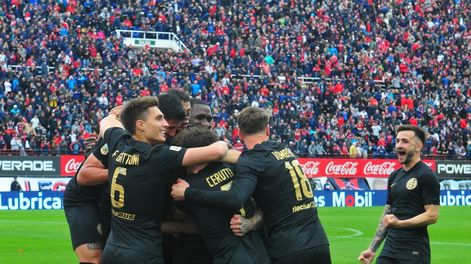 El Ciclón se despidió de la Liga Profesional con una goleada y clasificando a la Copa Sudamericana. Foto: @SanLorenzo