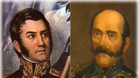 Obsequio personal del  Gral. San Martín al Gral. Las Heras