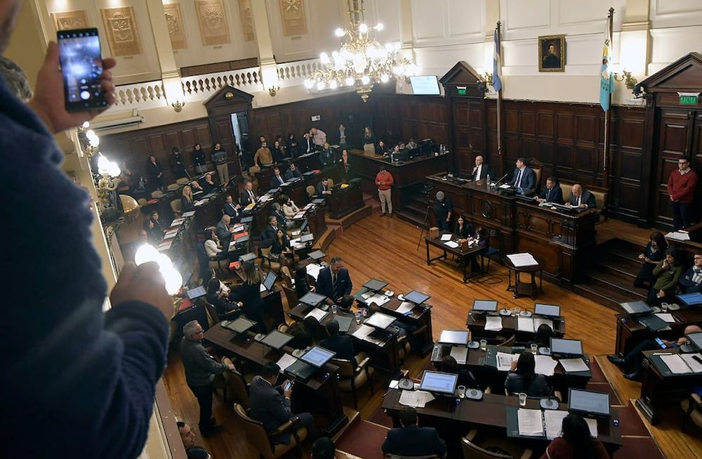 Sesiona la Honorable Cámara de Senadores Mendoza, en la Legislatura ProvincialFoto:  Orlando Pelichotti
