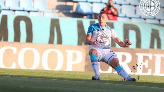 Gran definición del Colo Juan Barinaga, el juvenil lateral que abrió la cuenta en Alberdi.