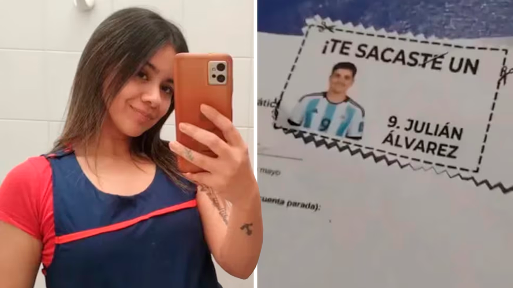Una profesora que convirtió las notas escolares en jugadores de la Scaloneta.