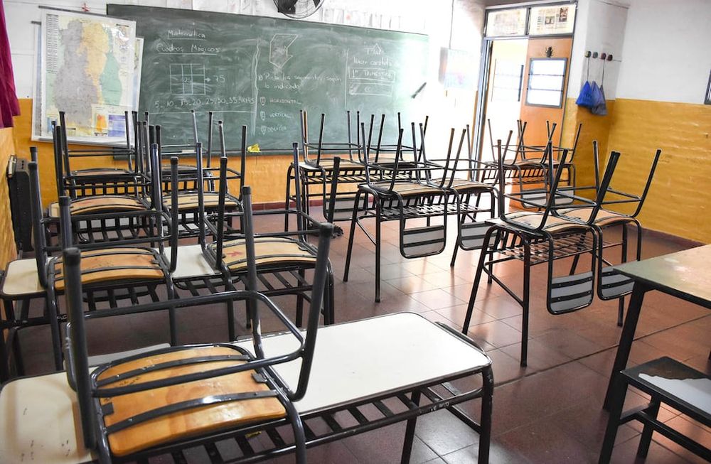 Vacías. Los alumnos de todas las escuelas de la provincia dejaron de asistir a las escuelas en marzo, debido a la pandemia.Foto: Mariana Villa / Los Andes