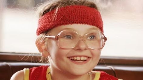 Abigail Breslin en la película Little Miss Sunshine.