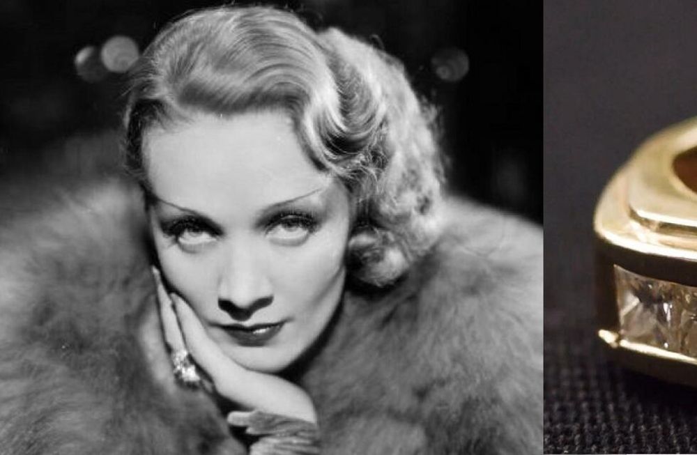 Subastan un anillo de diamantes de Marlene Dietrich por 7 mil euros