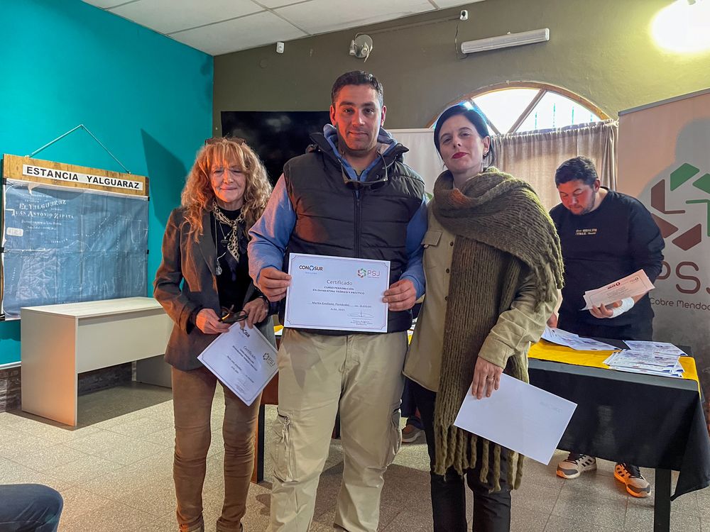 Jóvenes y adultos accedieron a capacitaciones técnicas gratuitas con salida laboral en el sector minero y afines.