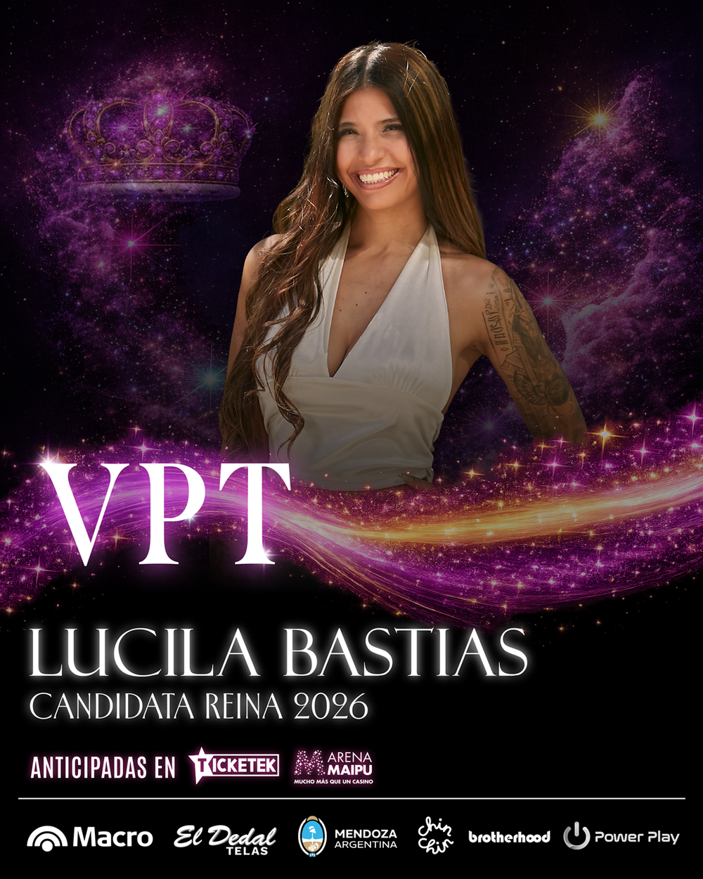 Las candidatas para categoría Reina. 