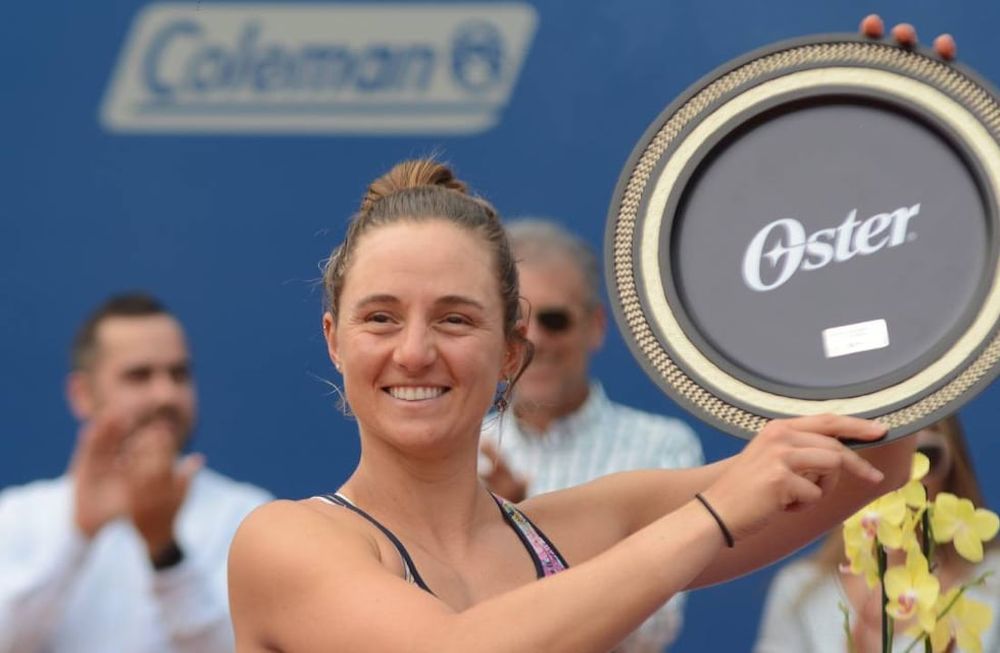 Nadia Podoroska ganó el WTA 125 de Cali y busca recuperar su mejor nivel. / @tenistasarg
