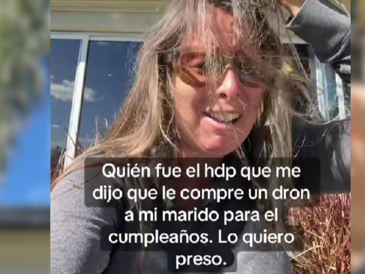 Video viral TikTok: le regaló un dron a su marido, pero el entretenimiento casi termina en dovorcio.