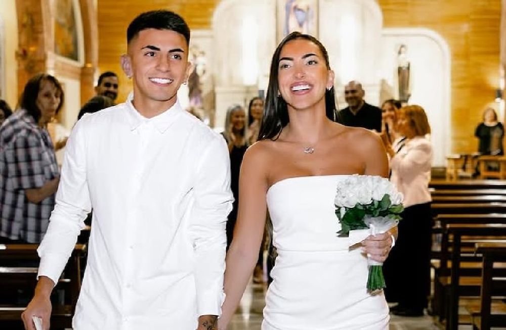 El jugador argentino se casó esta semana en una ceremonía discreta.