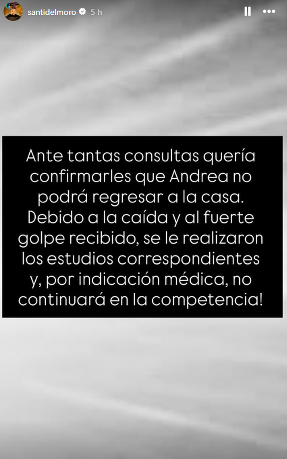 Santiago del Moro confirmó que Andrea del Boca no continuará en Gran Hermano