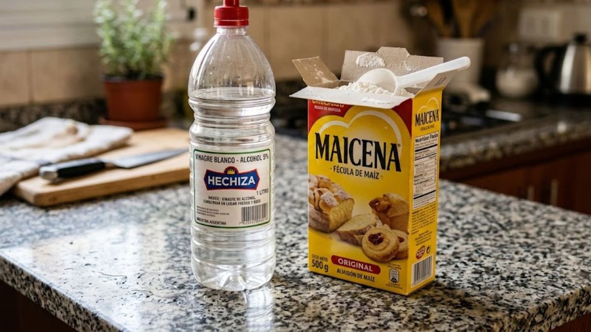 Mezclar vinagre y maicena: por qué se recomienda para la limpieza y qué beneficios tiene