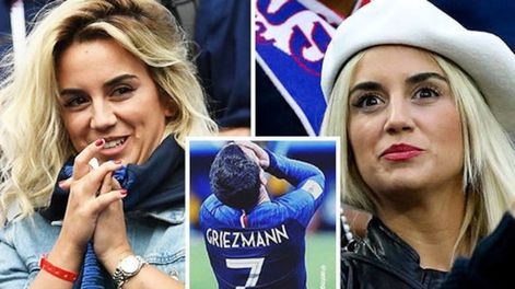 La señora de Griezmann y un bello mensaje