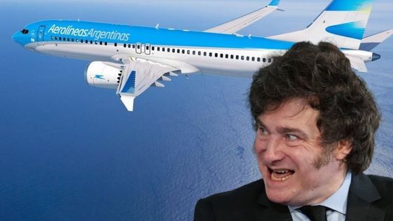 Con el aval del PRO, parte de la UCR y la Coalición Cívica, Javier Milei quiere privatizar Aerolíneas Argentinas ante el déficit que arrastra la empresa y los sucesivos paros (Los Andes)