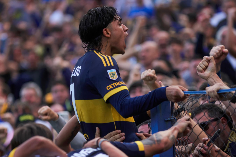 Un recuerdo para todo la vida en la piel de este hincha de Boca.