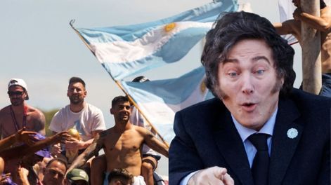Milei ofreció la Casa Rosada a la Selección Argentina en caso de salir campeón en el Mundial 2026