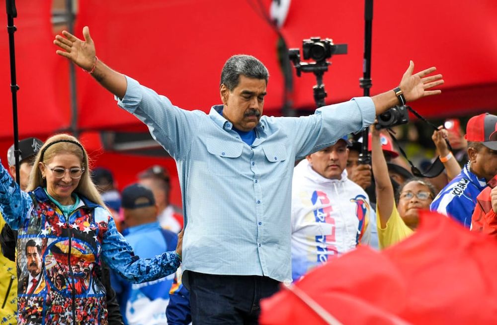 El chavista aseguró que es peronista y evista. Imagen de archivo NA/Xinhua/Marcos Salgado