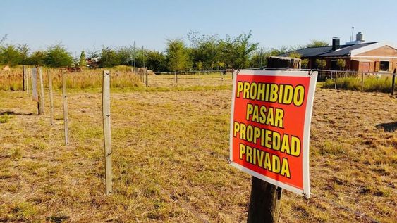 El Gobierno busca recuperar terrenos usurpados. Imagen ilustrativa