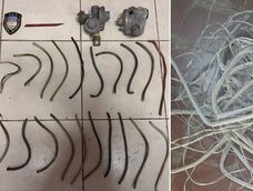 Las Heras: tres detenidos luego de robar cables y piezas de los gabinetes de gas