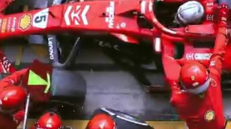 Fórmula 1: Ferrari y un cambio de neumáticos que quedó en la historia