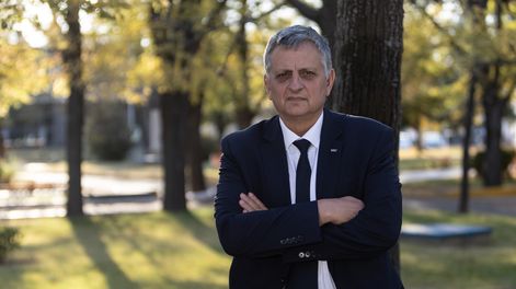 Horacio Marín, CEO de YPF en la Refinería de Luján de Cuyo.
