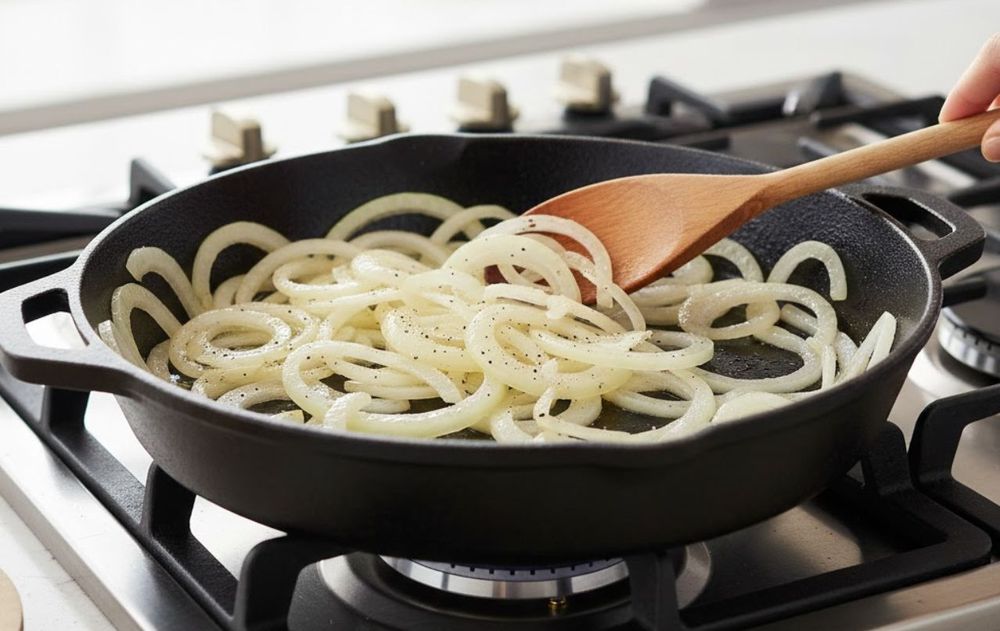 cebollas traslúcidas