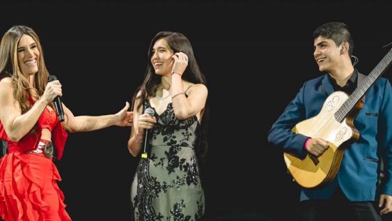 Soledad Pastorutti invitó a Milagros Amud y Jaime Muñoz, exparticipantes de La Voz Argentina, a la Fiesta del Sol en San Juan