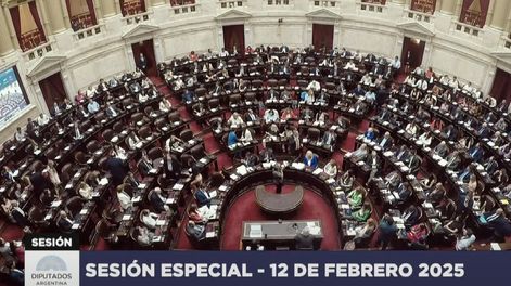 Ficha Limpia: Diputados debate el proyecto de ley que complicaría a Cristina en 2025 (Captura de video)