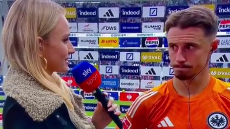 Insólito blooper en Alemania