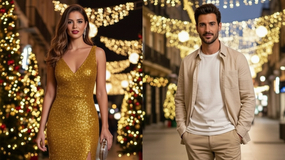 Los 5 mejores outfits para lucirte en Navidad y el color que reemplaza al rojo