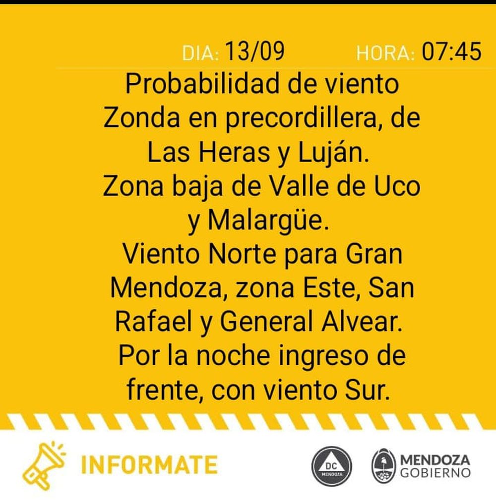 S&aacute;bado a la espera del Zonda