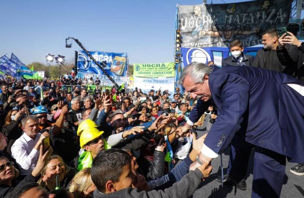 El presidente Alberto Fernández fue a un acto que le armó la UOCRA en un distrito bonaerense. No fueron ni el intendente ni el gobernador.
