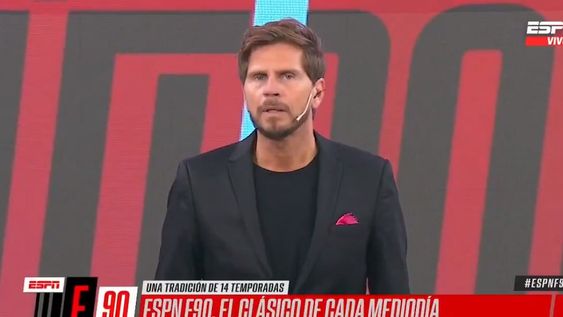 Sebastián Vignolo se rindió a los pies el Muñeco Gallardo. / Gentileza.