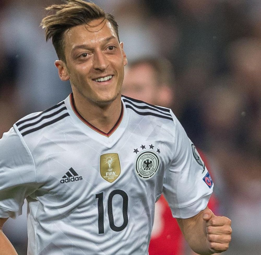 Ozil in the Germany national team shirt