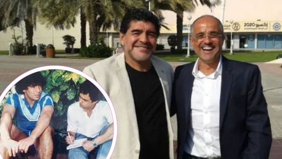 Daniel Arcucci y Diego Maradona se concieron en 1985.&nbsp;