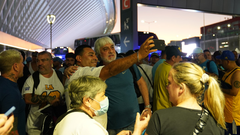 Rafael Di Zeo estuvo en Córdoba y no pudo ingresar a la cancha.&nbsp;