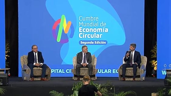 Ulpiano Suarez participó en la Segunda Cumbre Mundial de Economía Circular