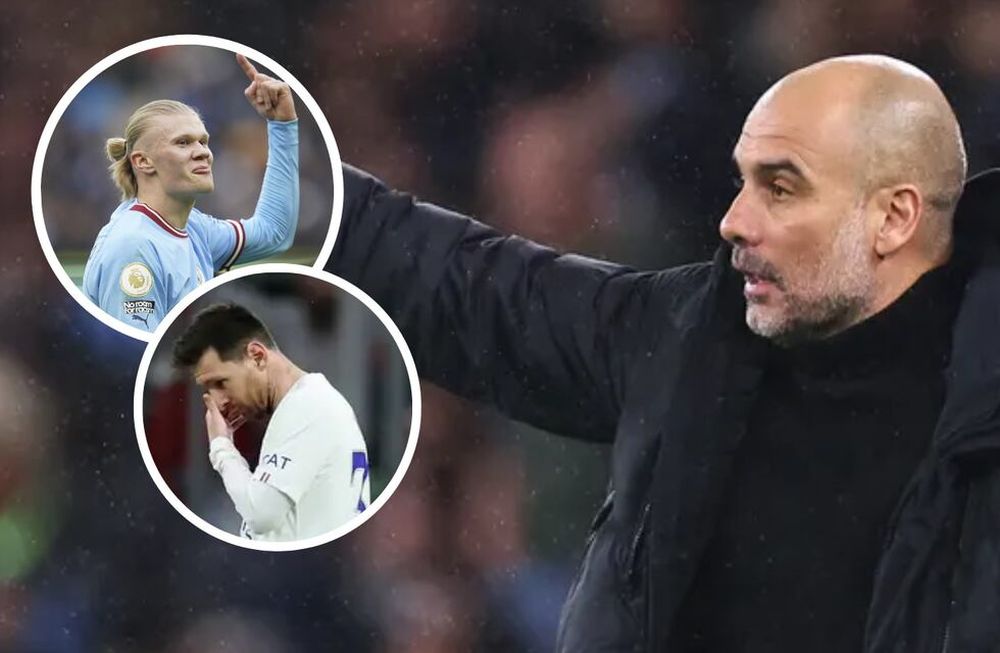 Pep Guardiola ironizó sobre las recientes sustituciones de Haaland