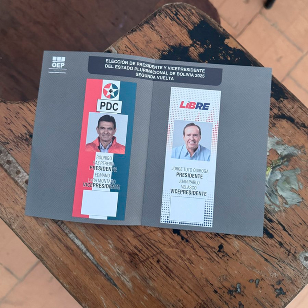 Rodrigo Paz gano el balotaje frente a Jorge Quiroga.
