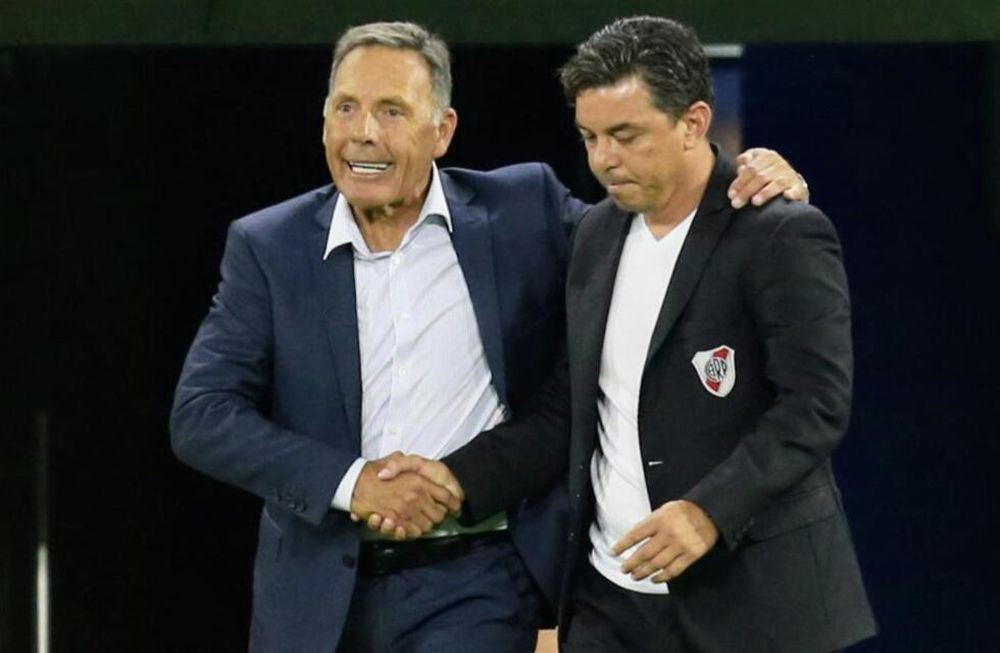 Sin diferencias. Russo y Gallardo saben que sus equipos tuvieron chances para ganarlo, pero que les faltó “sangre fría” en la definición. El cotejo no tuvo mucho vuelo. (Fotobaires)