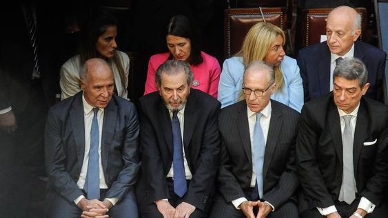 La actual composición del máximo tribunal. Archivo