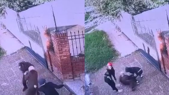 El hecho ocurrió el pasado miércoles y, un día después una mujer de 78 años sufrió un ataque similar a pocas cuadras de la casa ubicada en el partido de Morón. Foto: Captura video