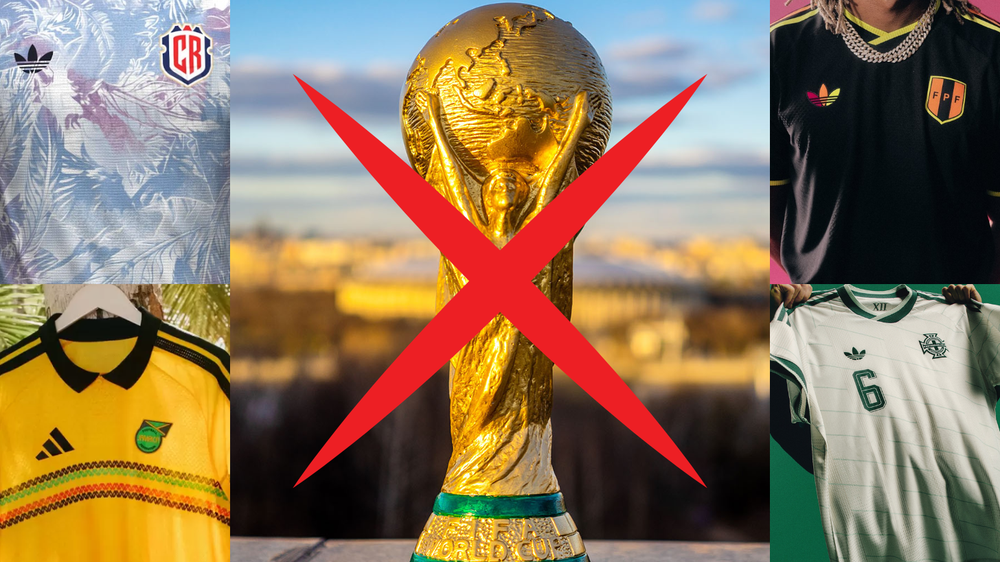 Las 10 camisetas más lindas que se pierden el Mundial 2026, según Classic Football Shirts.