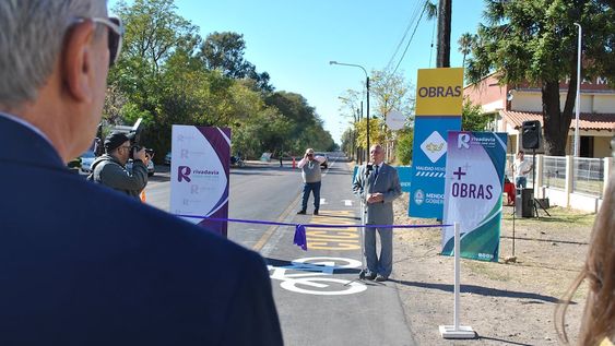 Inauguraron 17 kilómetros de ciclovía en Rivadavia
