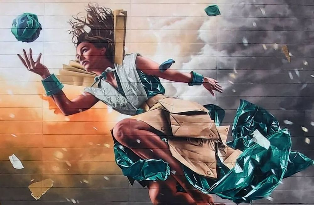 Los neerlandeses Kaspar van Leek y Niels van Swaemen fueron los ganadores del primer premio del concurso al Mejor Mural del 2022.