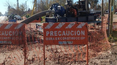 Derrame cloacal en Corralitos