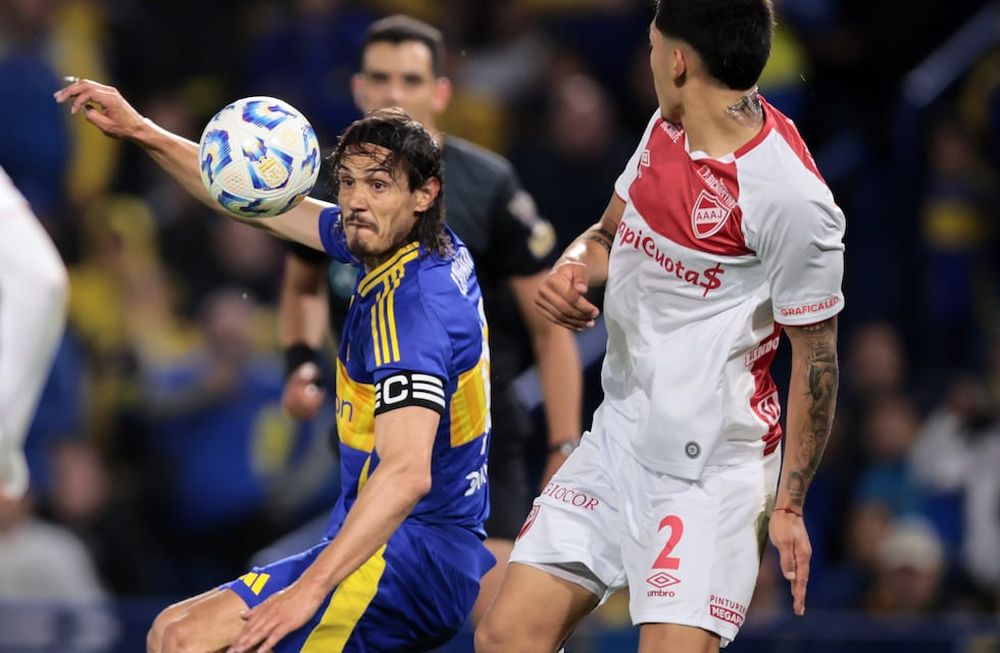 Edinson Cavani, referente de Boca. (Fotobaires)