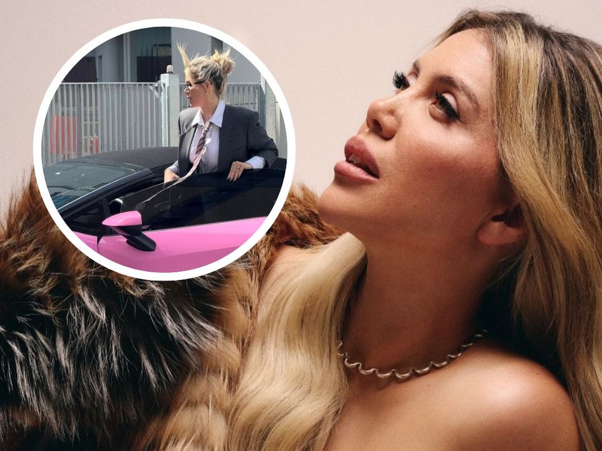 Wanda Nara le pintó de rosa la Lamborghini a Mauro Icardi.