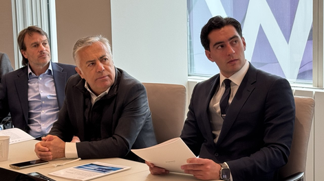 Cornejo busca inversiones en minería y energía durante su agenda en Nueva York.