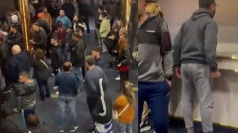 Dentro del buque había más de 650 pasajeros. Foto: captura de pantalla.