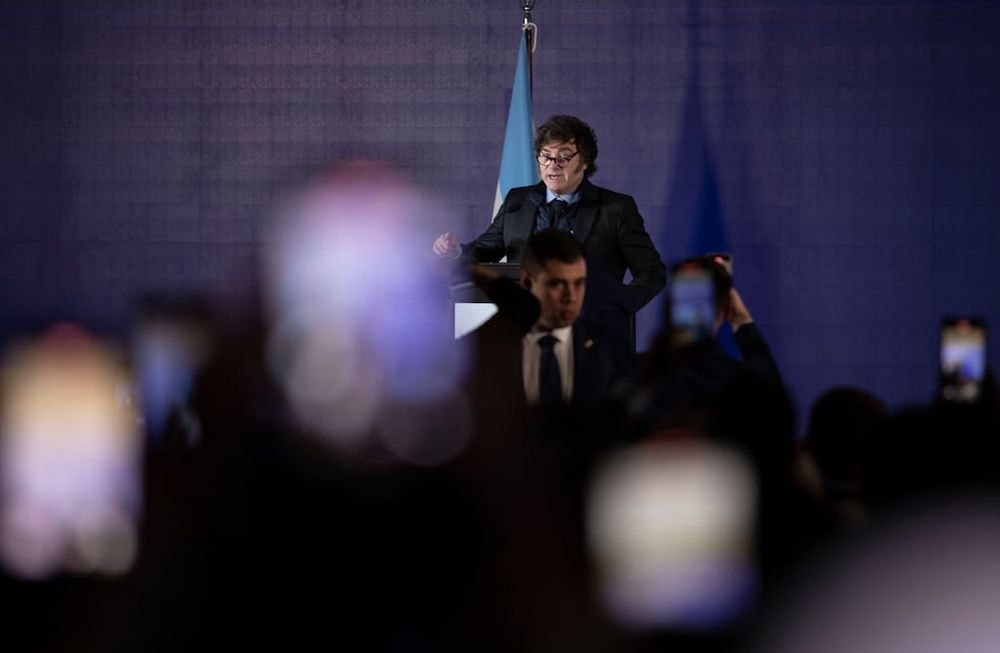 El presidente Javier Milei FOTO NA: DAMIAN DOPACIO.